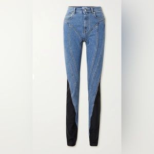 mugler slim jeans